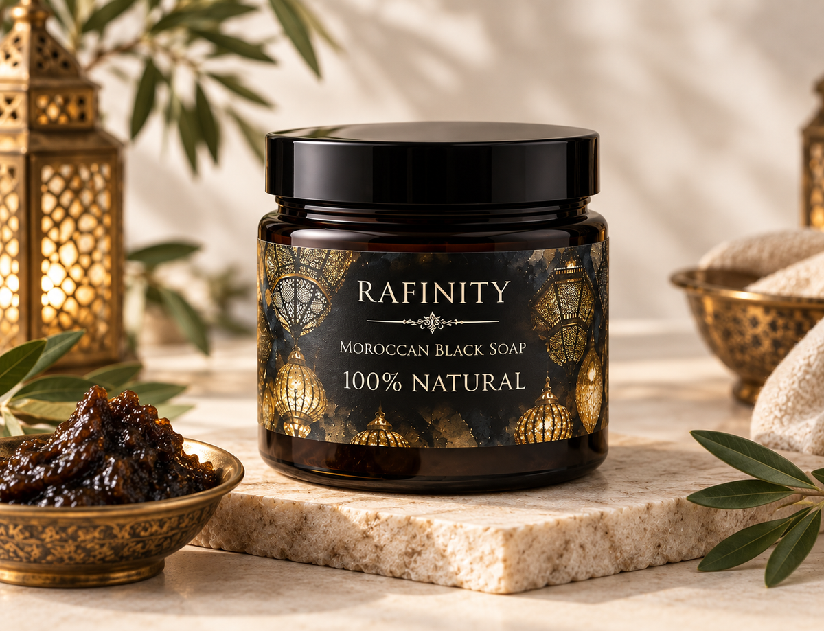 Rafinity Authentic Moroccan Black Soap | Beldi Soap